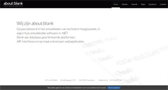 Desktop Screenshot of about-blank.nl