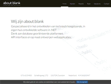 Tablet Screenshot of about-blank.nl